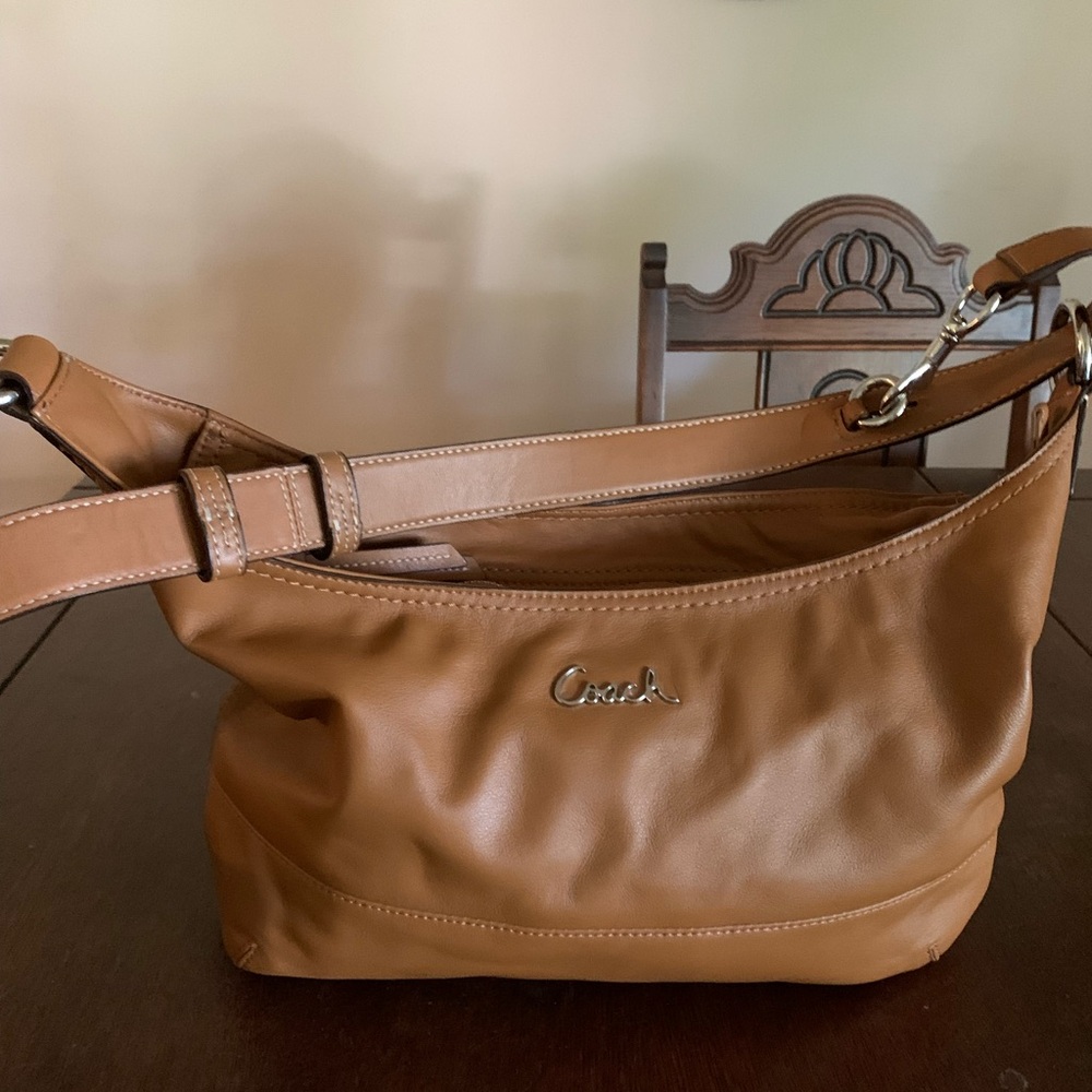 Coach Brown Leather Shoulder Bag H1220-F17489